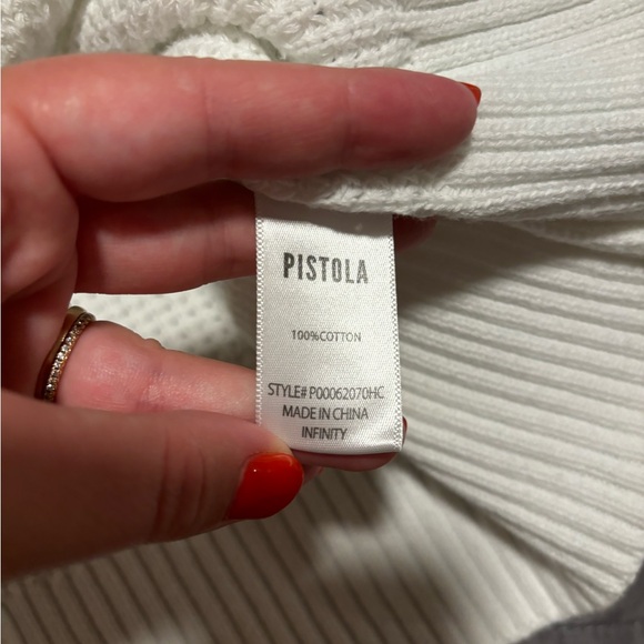 Revolve Pistola Eva Cold Shoulder Sweater in Infinity - Picture 4 of 5